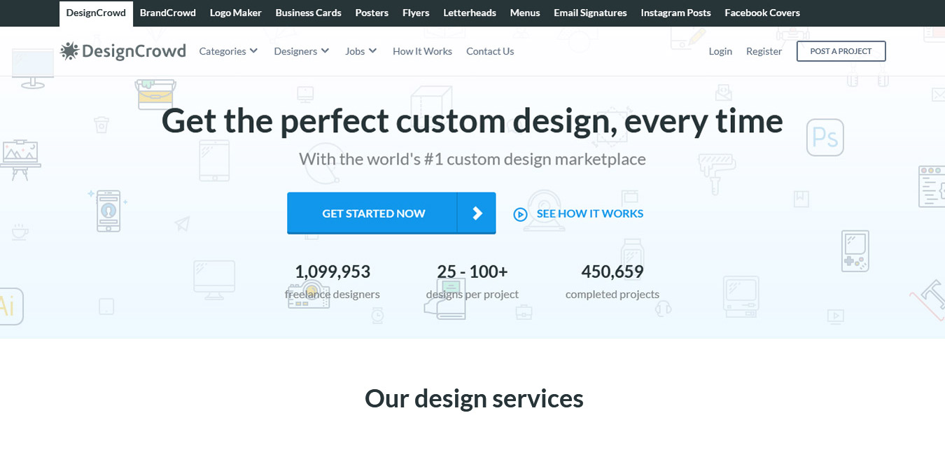 DesignCrowd Review 2023 – Is Their Unlimited Graphic Design Subscription Worth It?
